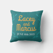 Coussin Photo Personnalisée Enregistrer Le Mariage Date (Verso)