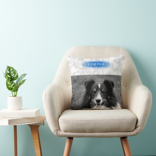 Coussin Photo Personnalisée Pour Animaux De Compagnie & Fa (Chaise)