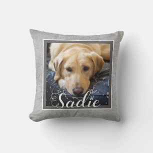 Coussin photo personnalisée pour chien ajoutez la vôtre po