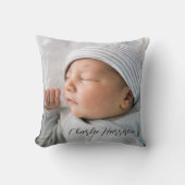 Coussin Photo pour bébé nouveau-né (Recto)