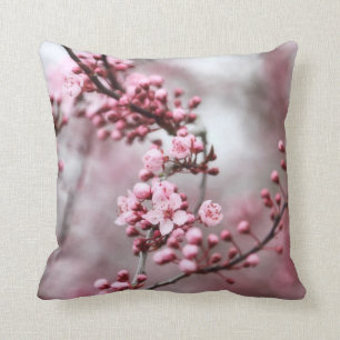 Coussin Photo rose de fleurs au printemps