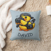 Coussin Photographe Canard en Caoutchouc (Couverture)