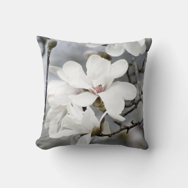 Coussin Photographie d'arbre de tulipe (Recto)