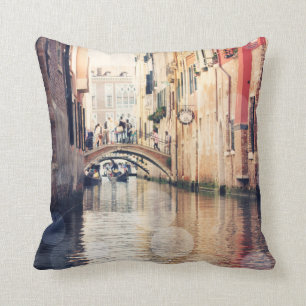 Coussin Photographie de gondoles des destinations   Venise
