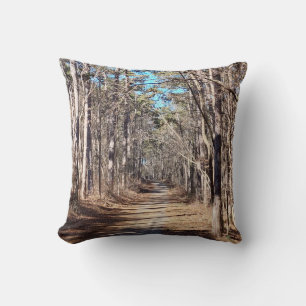 Coussin Photographie de la nature de Forest Pathway