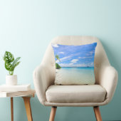 Coussin Photographie de paysage d'arbres sur le rivage (Chaise)