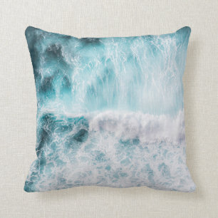 Coussin Photographie des vagues #2