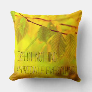 Coussin Photographie - feuilles de hêtre d'automne + vos i