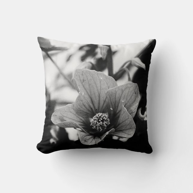 Coussin Photographie noir et blanc (Recto)
