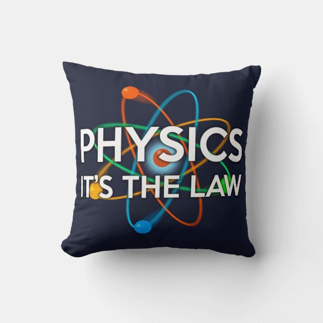 Coussin PHYSIQUE. C'EST LA Science DU DROIT (Recto)