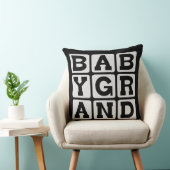 Coussin Piano à queue de bébé, instrument de musique (Chaise)