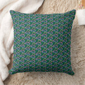 Coussin Piano embellissé vert foncé (Couverture)