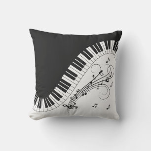 Coussin Piano Keyboard Music Design