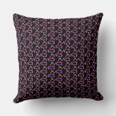 Coussin Piano noir orné (Verso)