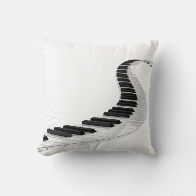 Coussin Piano - Pour les amateurs de musique (Recto)