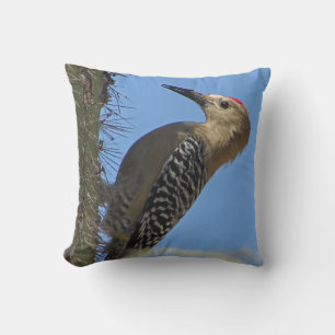Coussin Pic avec Cactus Photo Desert Southwest Bird