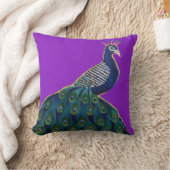 Coussin Pic bleu avec Arrière - plan pourpre (Couverture)