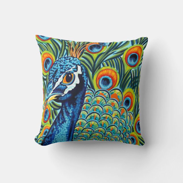 Coussin Pic en plumes I (Recto)