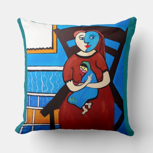 COUSSIN PICASSO PAR LA FILLE DE NORA AVEC LE BÉBÉ (Recto)