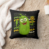Coussin Pickle Power ! Enfants mignonnes de Pickleball (Couverture)