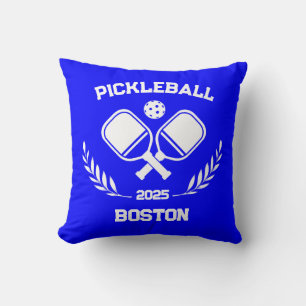 Coussin Pickleball Boston 2025 Custom Blue