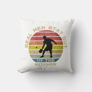 Coussin Pickleball Rétro Vintage Drôle