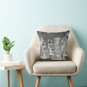 Coussin Pièces d'échecs en verre (Chaise)