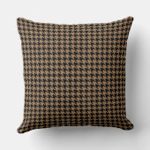 Coussin pied de motif noir et or (Verso)
