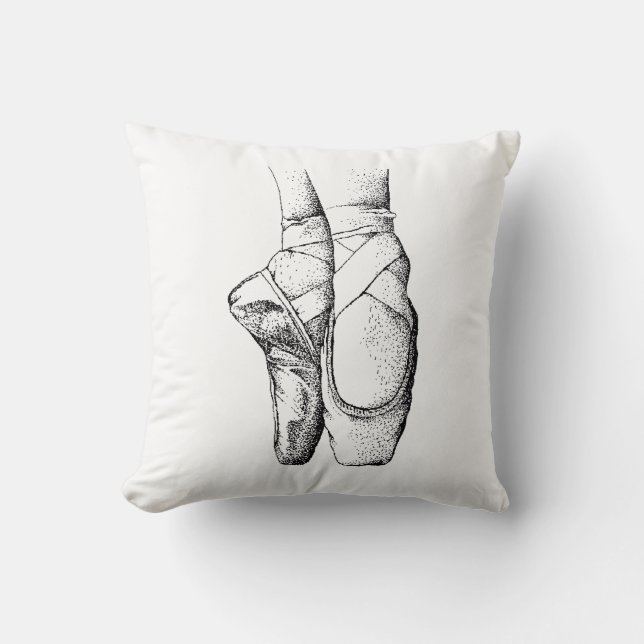 Coussin Pieds de ballerine sur pointes #1 (Recto)