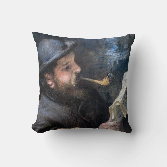 Coussin Pierre-Auguste Renoir - Claude Monet lisant (Recto)