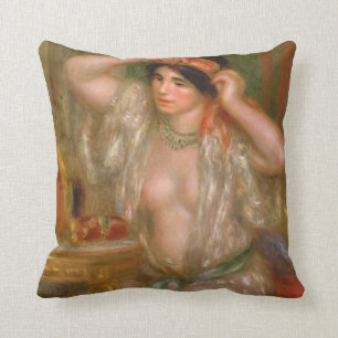 Coussin Pierre Auguste Renoir   Gabrielle au miroir
