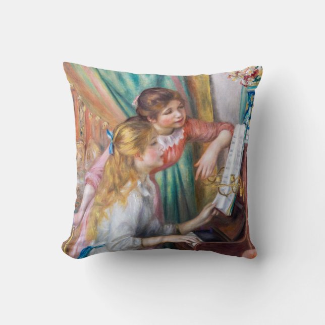 Coussin Pierre Auguste Renoir - Jeunes filles au piano (Recto)