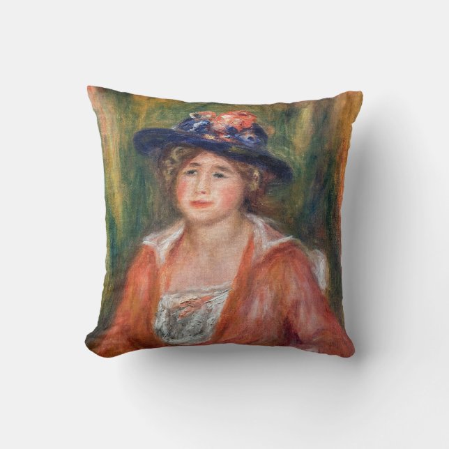 Coussin Pierre-Auguste Renoir - Portrait d'une femme assis (Recto)