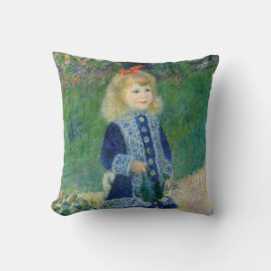 Coussin Pierre-Auguste Renoir - Une fille avec un arrosoir