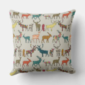 Coussin pierre modelée de cerfs communs (Verso)