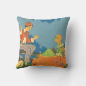 Coussin Pierre Pierre Mangeur de Citrouille, Comptine de N (Verso)
