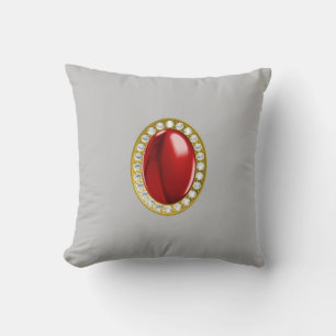 Coussin Pierre rouge