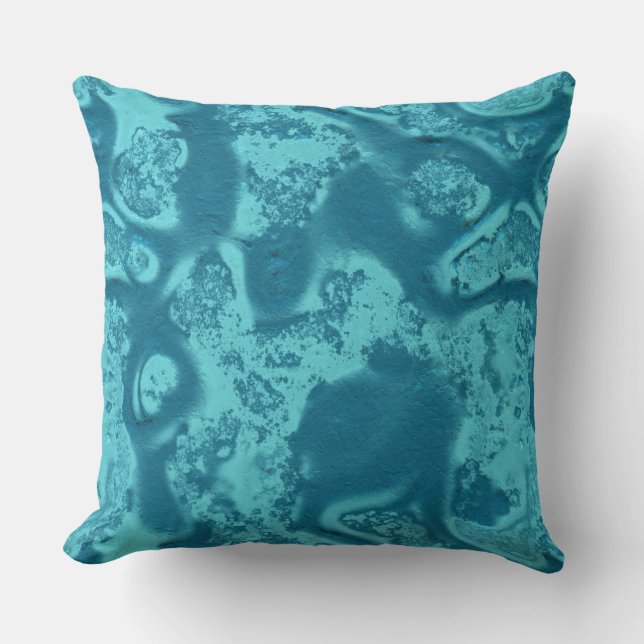 Coussin Pierre turquoise (Recto)