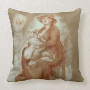 Coussin Pierre une maternité de Renoir