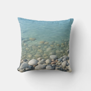 Coussin Pierres Plage Belle Nature Mer Galets Rive
