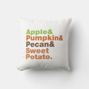 Coussin Pies de vacances ~ Fête Noël Thanksgiving Noël