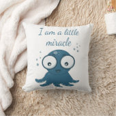 Coussin pieuvre dessiner je suis un petit miracle (Couverture)
