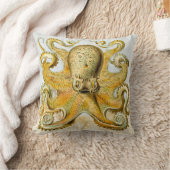Coussin Pieuvre marine peinte en vapeur Kraken Squid (Couverture)