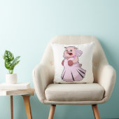 Coussin Pig as Bride with Wedding dress.PNG (Chaise)