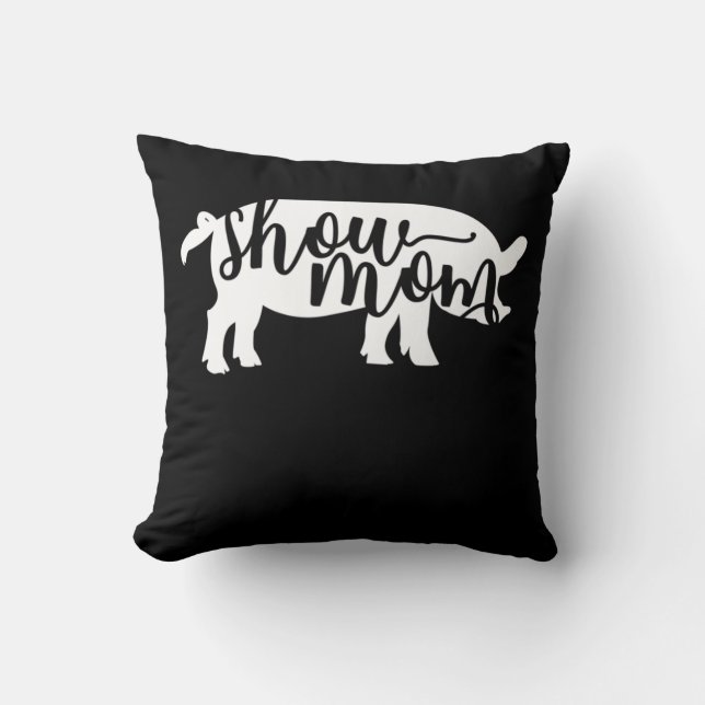 Coussin Pig Show Maman (Recto)