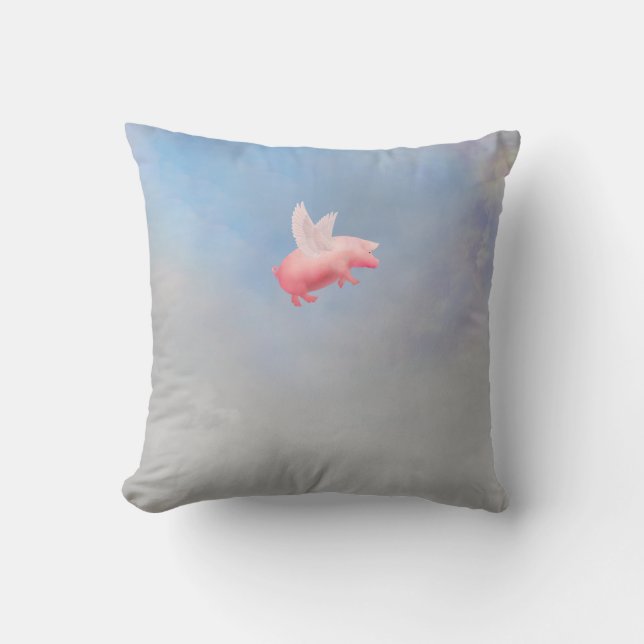 Coussin Pig volant (Recto)