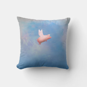 Coussin Pig volant