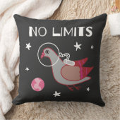 Coussin Pigeon dans l'espace sans limites (Couverture)