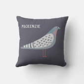 Coussin Pigeon Personnalisé (Verso)