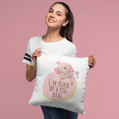 Coussin Piglet mignon - Je suis un peu une affaire de coch